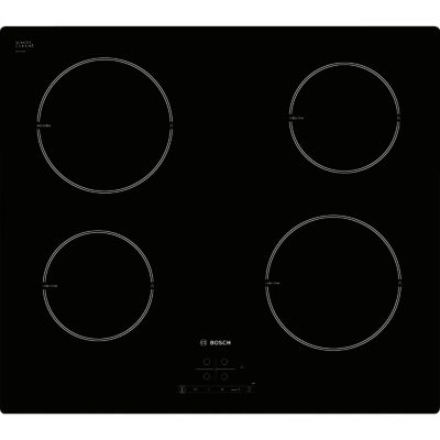 Bosch Classixx PIA611B68B 60cm Frameless Ceramic Induction Hob in Black